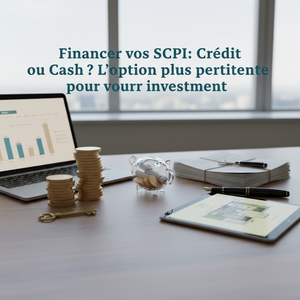 Financer vos SCPI : Crédit ou Cash ? L'option la plus pertinente pour votre investissement